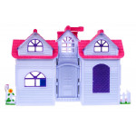 Veľký rozkladací fialový domček